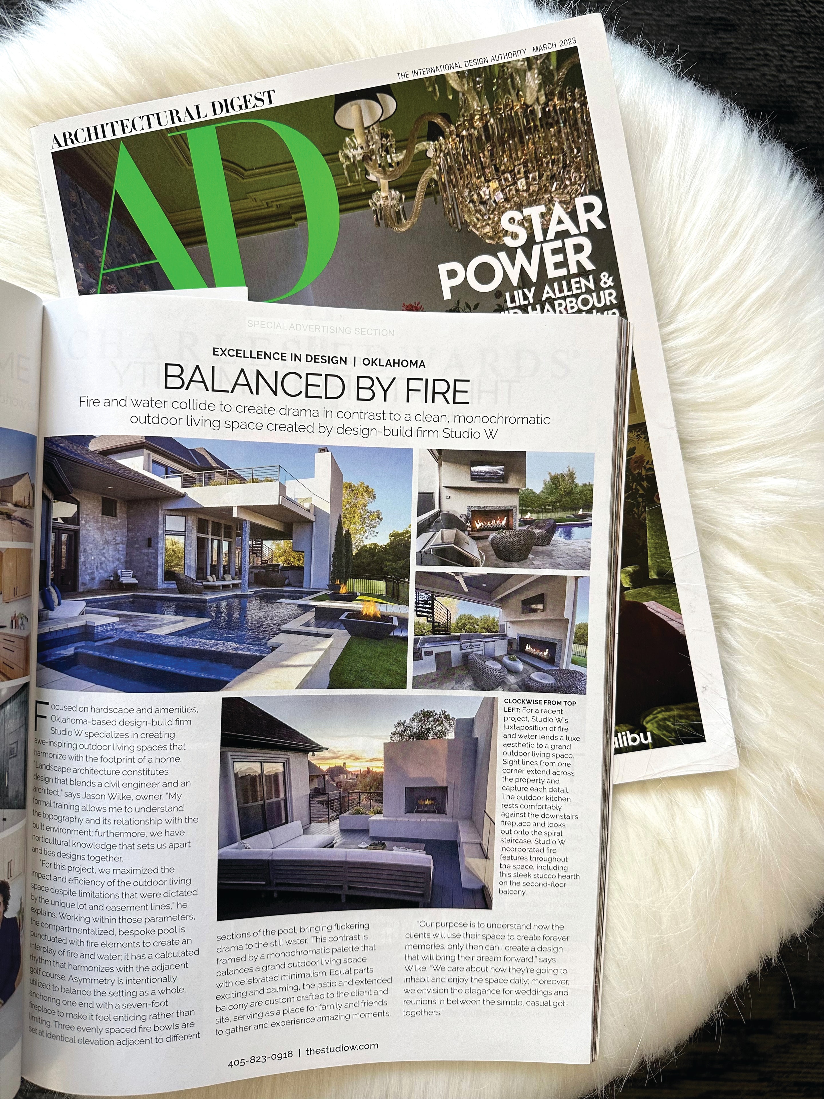 Studio W featured in Architectural Digest